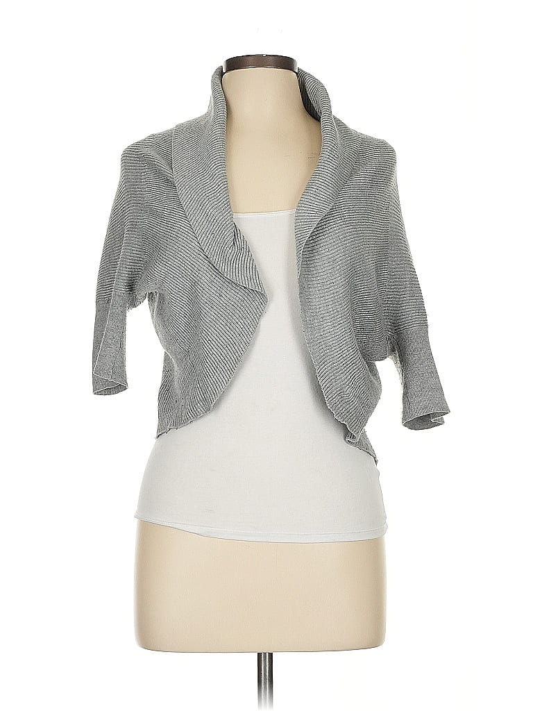 Pre-owned Banana Republic Cardigan Sweater In Gray