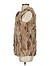 Adrienne Landau 100% Rabbit Hair Brown Vest Size S - photo 5