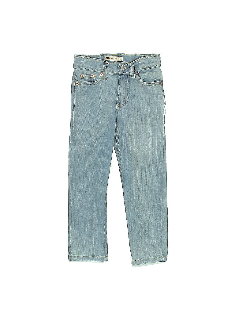 Levi's Solid Blue Jeans Size 4 - photo 1