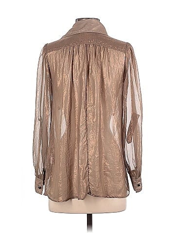 Hunter Long Sleeve Silk Top (view 2)