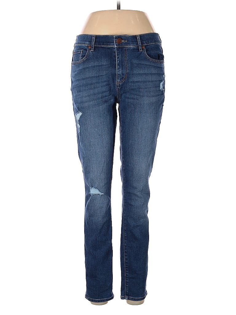 Ann Taylor LOFT Outlet Hearts Blue Jeans Size 8 - photo 1