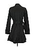 Banana Republic 100% Cotton Black Trenchcoat Size XS - photo 2
