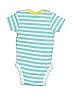 Gerber Stripes Teal Short Sleeve Onesie Size 0-3 mo - photo 2