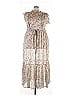 Unique Vintage 100% Polyester Paisley Tan Casual Dress Size 3X - photo 1
