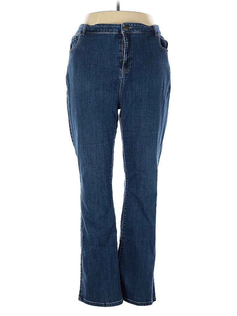 LOGO by Lori Goldstein Blue Jeans Size 22 - photo 1