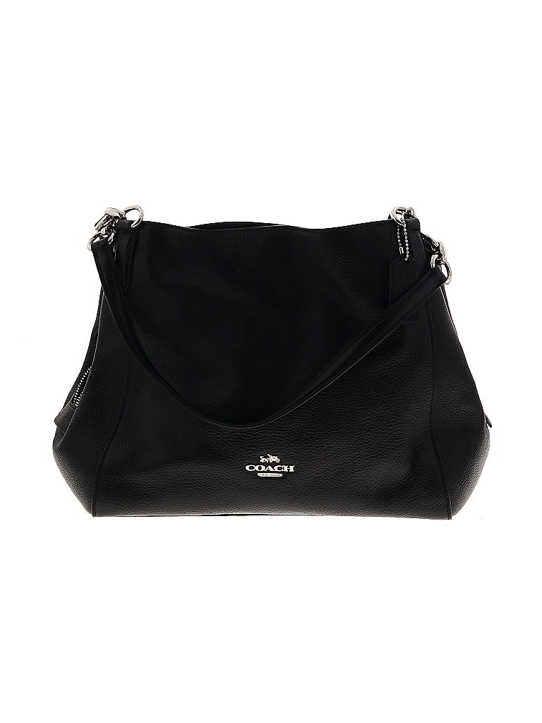 Coach Factory 100% Leather Black Leather Shoulder Bag One size - photo 1