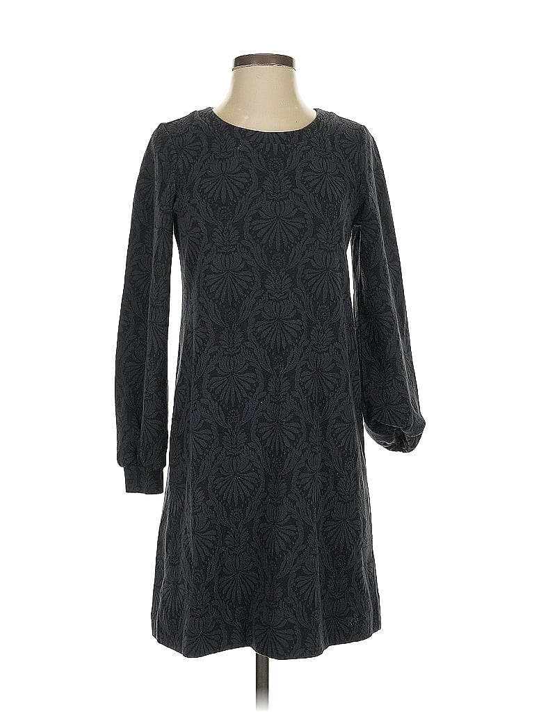Pre-owned Ann Taylor Loft Casual Dress In Gray