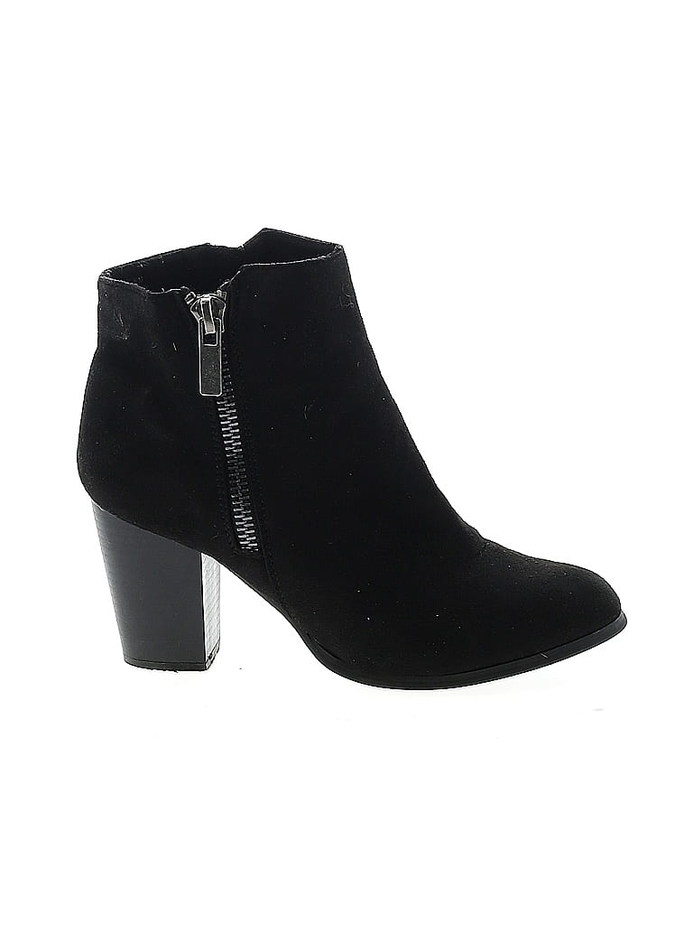 London Fog Black Ankle Boots Size 9 - photo 1