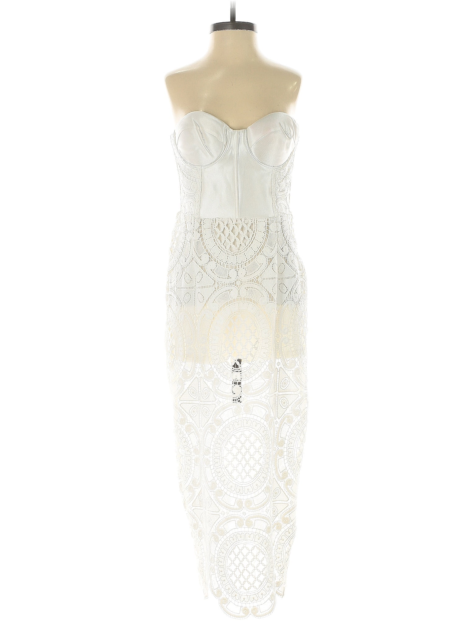 Misha Collection 100% Polyester Ivory Jumpsuit Size S