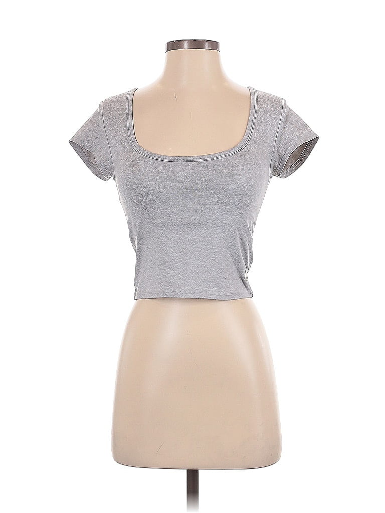 Vuori Gray Short Sleeve Top Size XXS - photo 1