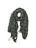 OAK + FORT 100% Polyester Tweed Gray White Scarf One size - photo 1