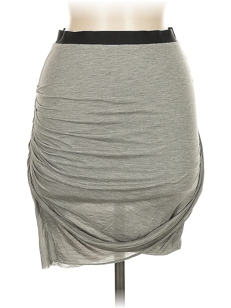 Pre-owned Helmut Lang Casual Skirt In Gray