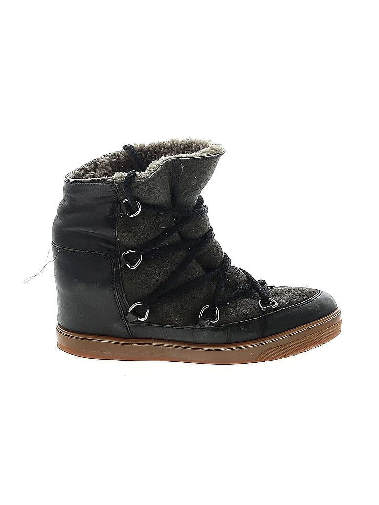 Étoile Isabel Marant Black Gray Nowles Snow Boots Size EU 37 - photo 1