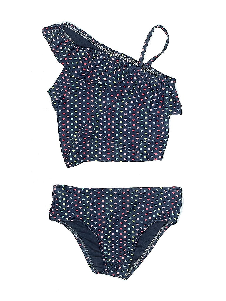Baby Gap Polka Dots Blue Two Piece Swimsuit Size 3T - photo 1