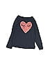 Tea 100% Cotton Hearts Blue Long Sleeve T-Shirt Size 6 (big kids) - photo 1
