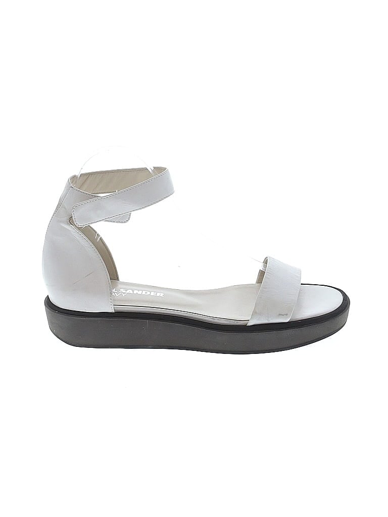 Pre-owned Jil Sander Sandals In White