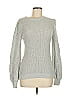 Ann Taylor LOFT 100% Cotton Gray Pullover Sweater Size M - photo 1