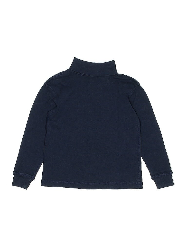 Gap Kids 100% Cotton Blue Long Sleeve Turtleneck Size 7 (big kids) - photo 1