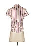 ETRO 100% Cotton Stripes Pink Short Sleeve Blouse Size EU (IT) 40 / US 4 - photo 2