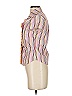 ETRO 100% Cotton Stripes Pink Short Sleeve Blouse Size EU (IT) 40 / US 4 - photo 5