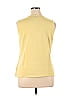 Kasper 100% Cotton Yellow Sleeveless Top Size 1X - photo 2