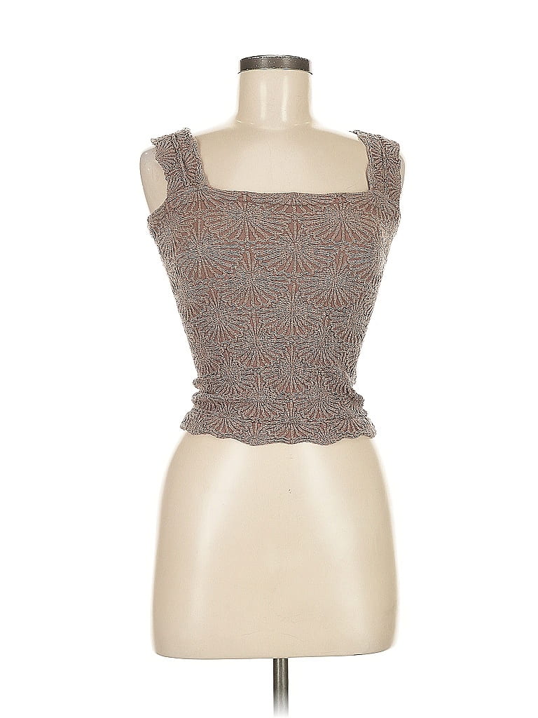 Intimately by Free People Brown Sleeveless Top Size M - photo 1
