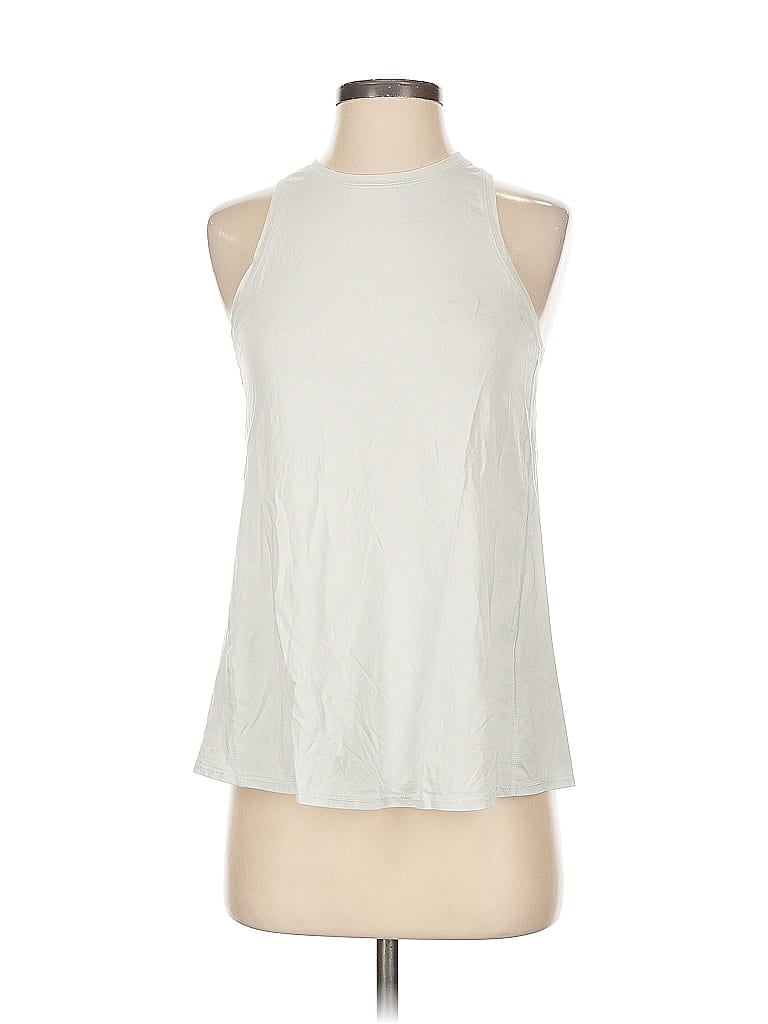 Pre-owned Lululemon Athletica Tank Top Blue Halter Neckline Tops