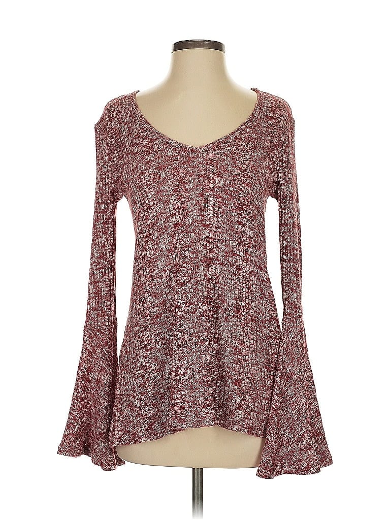 Meritt Burgundy Pullover Sweater Size S - photo 1