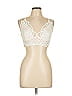 FP One Ivory White Sleeveless Top Size L - photo 1