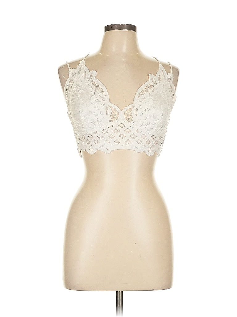 FP One Ivory White Sleeveless Top Size L - photo 1