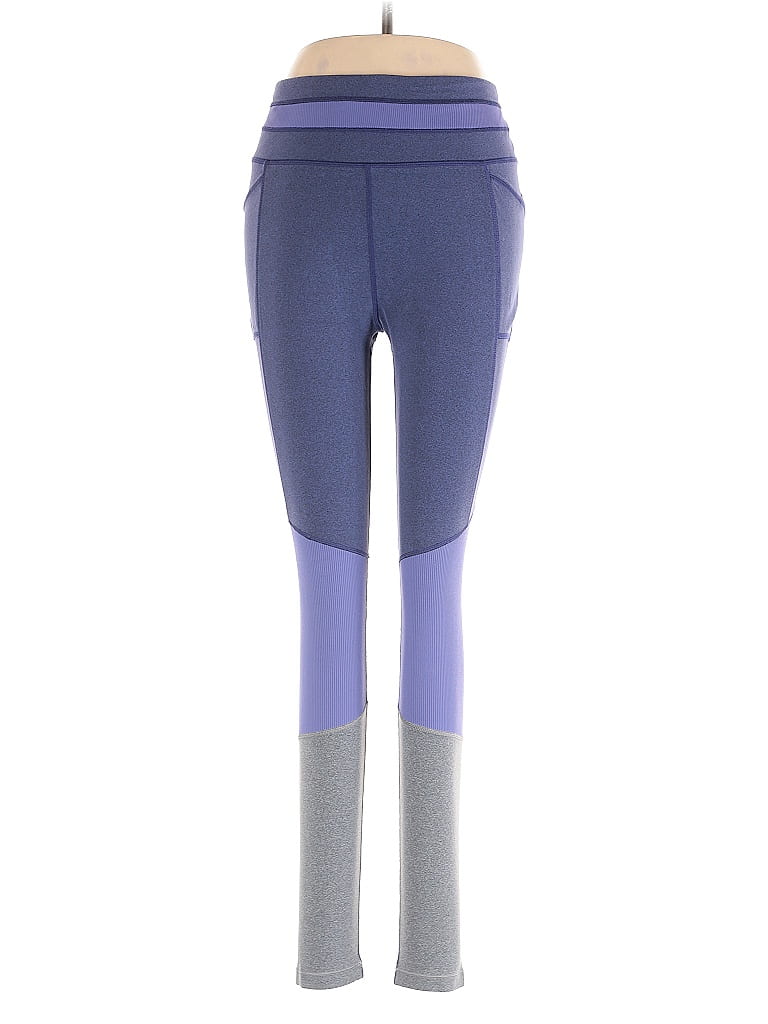 Calia by Carrie Underwood Color Block Purple Active Pants Size M - photo 1