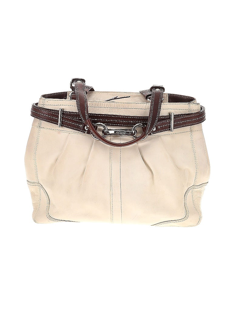 Coach Factory 100% Leather Ivory Leather Satchel One size - photo 1