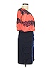 En Focus Studio Color Block Orange Cocktail Dress Size 12 - photo 4
