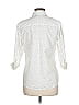 Foxcroft 100% Cotton Polka Dots Ivory 3/4 Sleeve Button-Down Shirt Size 6 - photo 2