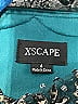 Xscape Teal Cocktail Dress Size 4 - photo 6