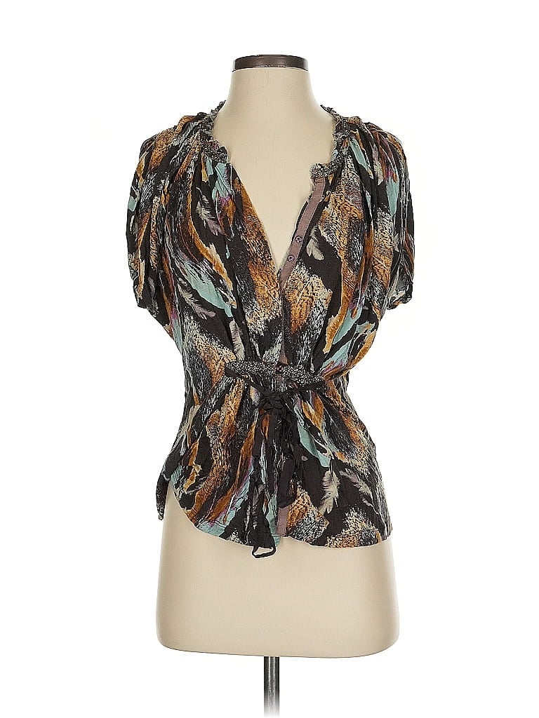 Pre-owned A Common Thread Tank Top Brown Tops