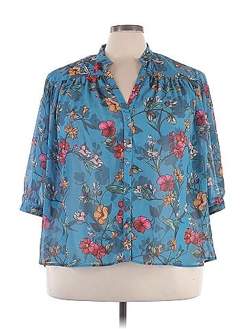 Wayward Fancies 3/4 Sleeve Blouse (view 1)
