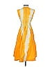 MSGM 100% Cotton Yellow Orange Cocktail Dress Size EU (IT) 38 / US 2 (estimated) - photo 2