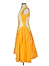 MSGM 100% Cotton Yellow Orange Cocktail Dress Size EU (IT) 38 / US 2 (estimated) - photo 5