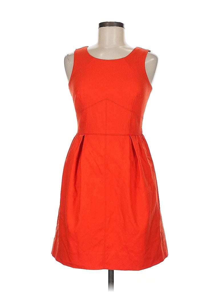 Pre-owned J.crew Factory Store Cocktail Dress In Orange