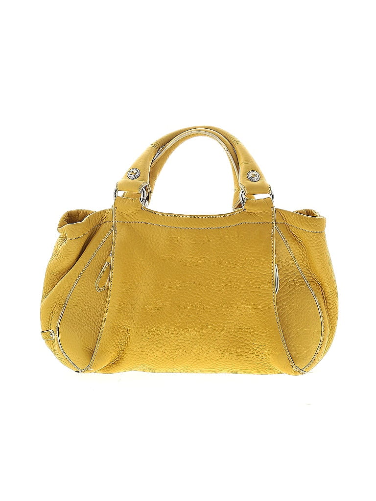 Cole Haan 100% Leather Solid Yellow Leather Shoulder Bag One size - photo 1