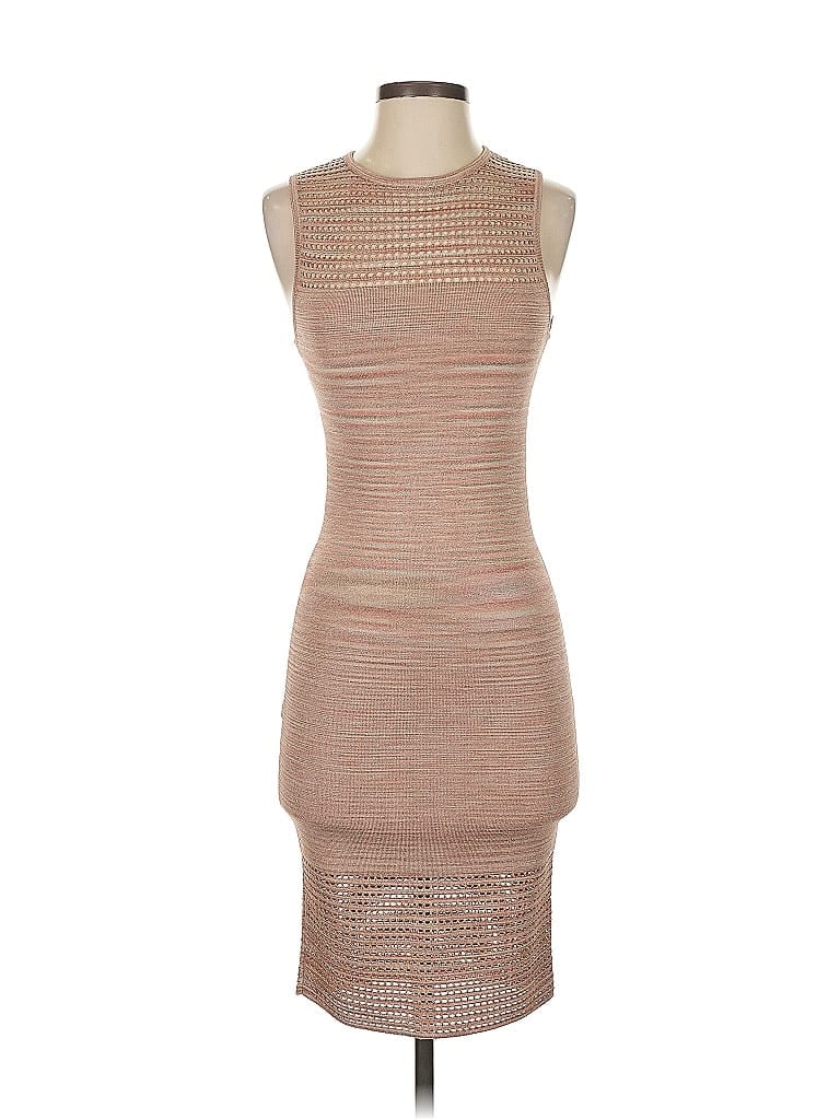 TORN BY RONNY KOBO Pre-owned Cocktail Dress In Brown