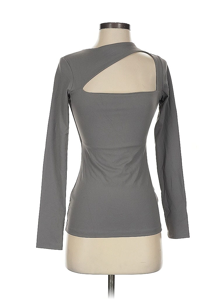 Susana Monaco Gray Long Sleeve T-Shirt Size XS - photo 1