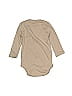 Kate Quinn Organics Solid Tan Long Sleeve Onesie Size 12-18 mo - photo 2