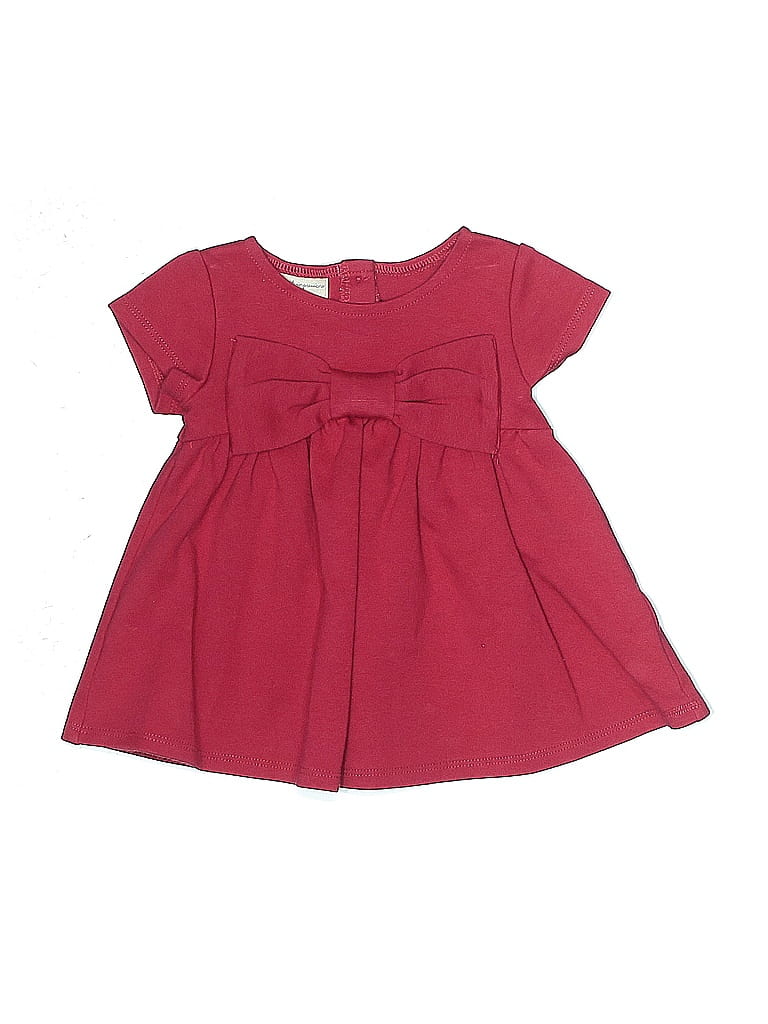 First Impressions Burgundy Dress 9-12 MO / 12 MO - photo 1