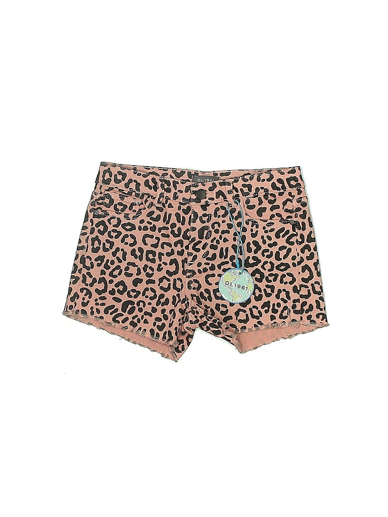 DL1961 Animal Print Brown Shorts Size 14 (big kids) - photo 1