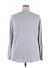 Terra & Sky Floral Gray Pullover Sweater Size 2X - photo 2
