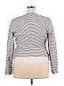 Katherine Barclay Stripes Gray Blazer Size XL - photo 2