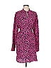 Diane von Furstenberg 100% Silk Animal Print Pink Cocktail Dress Size L - photo 1