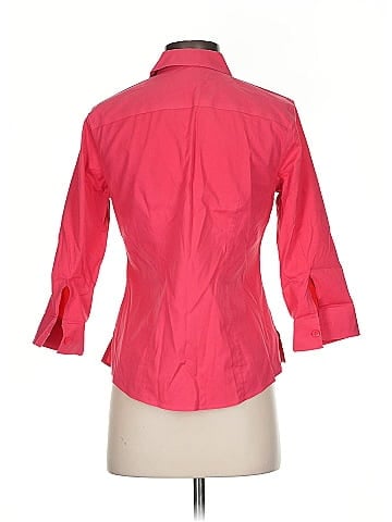 Foxcroft 3/4 Sleeve Button-Down Shirt (view 2)